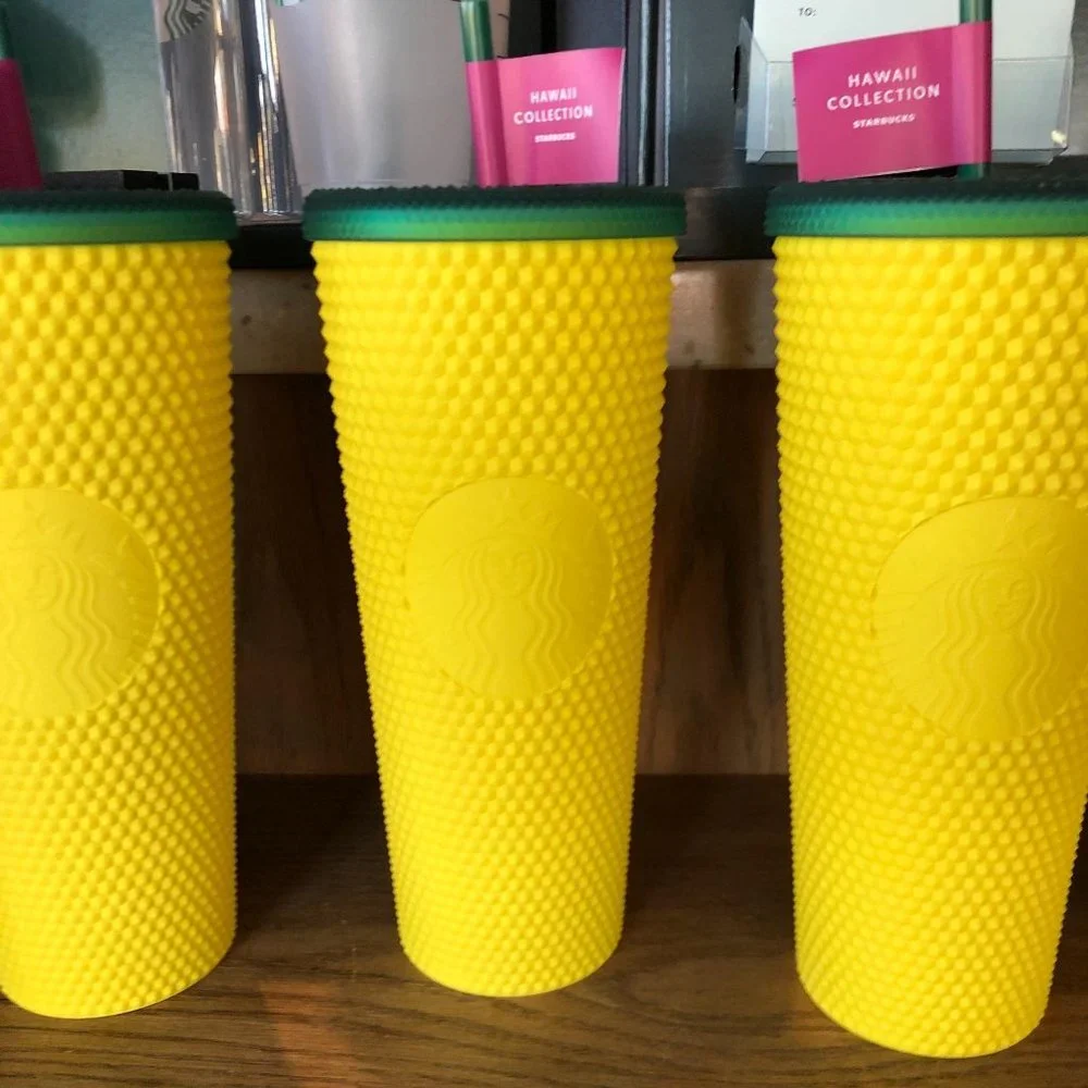 New Starbucks Pineapple Tumbler Hawaiian Exclusive‎ Collectible Cups Tumblers